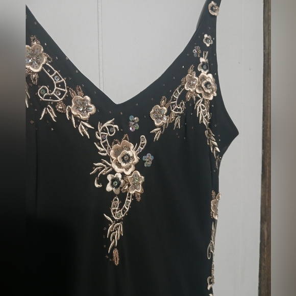 Vintage Embroidered Formal Dress Womens size 10 - Picture 9 of 10